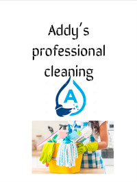 Addy’s professional cleaning service