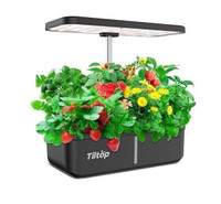 12 Pods - Hydroponics Growing System  Indoor Herb Garden 36W LED