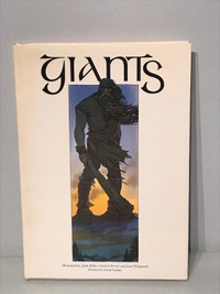 Vintage 1979 GIANTS Hardcover Fantasy Illustrated Book