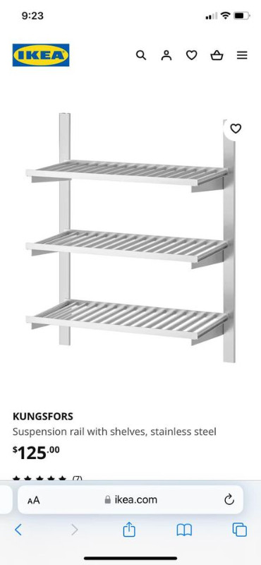 Ikea Kungsfors Shelving in Bookcases & Shelving Units in Bedford - Image 4