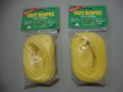 Guy Ropes with Slides, View more