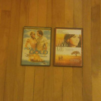 2 DVDs: $2. each - chacun. FOOL'S GOLD - THE GOOD LIE.