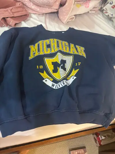 Blue sweatshirt from the Boathouse Fits a tween Pressbox by royce apparel Pick up in South and Guelp...
