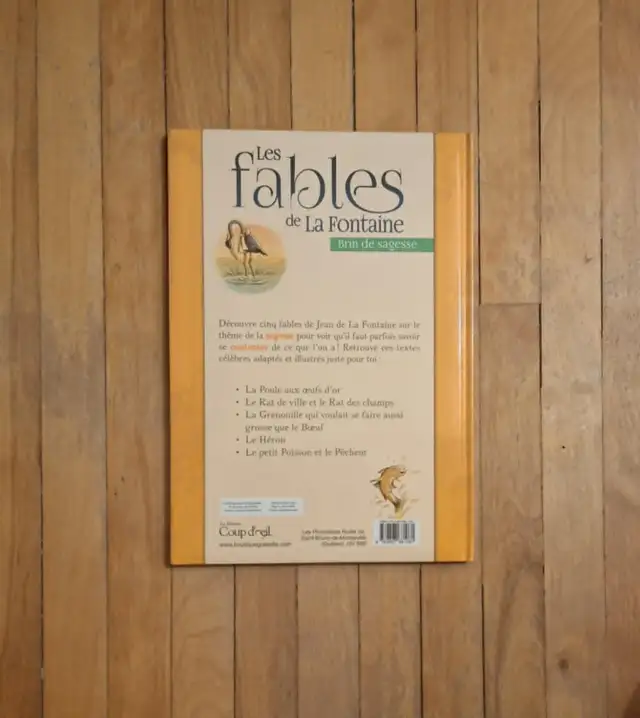 Livre/$1. LES FABLES DE LA FONTAINE: BRIN DE SAGESSE. in Children & Young Adult in Gatineau - Image 3