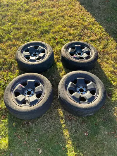 5x110mm bolt pattern. Ugly and need paint but in great shape. Originally off a 2015 Cherokee Sport....