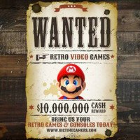 $   CASH NOW FOR  RETRO VIDEO GAME COLLECTIONS SEGA NINTENDO