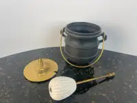 Antique Whale Oil Smudge Pot/Fire Pot