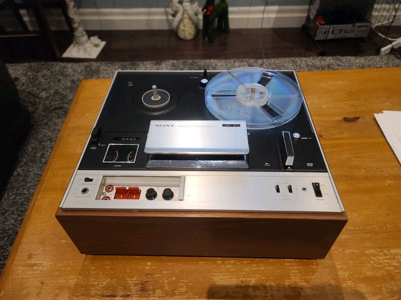 Vintage Sony TC355 Reel to Reel Stereo Tape Recorder Appareils