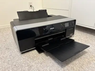 EPSON Stylus Photo R3000 Printer w/ cleaners & spare toners, View more