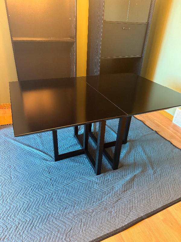 IKEA TABLE W/ 6 CHAIRS in Dining Tables & Sets in St. Albert
