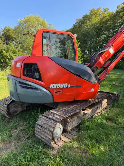 2009 Kx080-3 Kubota 4400 hours. Thumb. 2 buckets. Air conditioning, good tracks and running gear. Al...