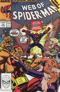 Web of Spider-Man Mark Jewelers #59MJ 1989 FN Stock Image