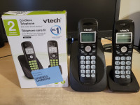 New Vtech CS6214-21 2-Handset DECT 6.0 Cordless Telephone System