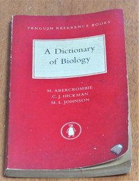 A Dictionary Of Biology (Paperback) 1957