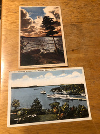 Vintage Postcards Steamboats Beaumaris Muskoka Lakes Ontario 