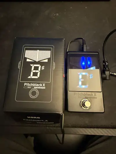 Korg Pitchblack X Tuner pedal, View more