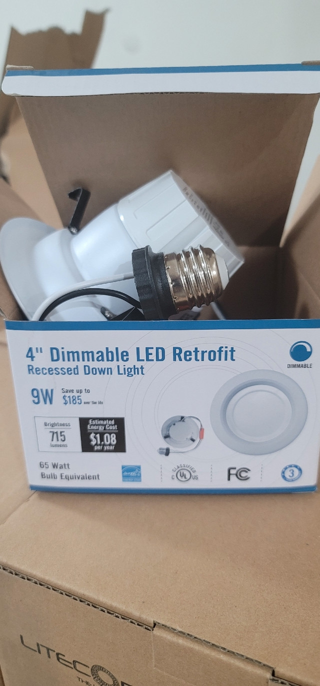 4" Dimmable LED Retrofit 9W in Indoor Lighting & Fans in Mississauga / Peel Region