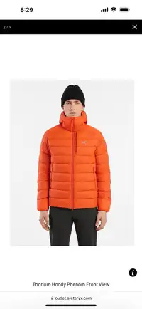Arc'teryx Thorium Down Hoody Jacket (Brand New, Orange, XL)