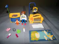 Playmobil chambre de bébé avec lit éléphant
