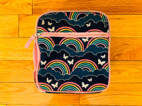 Pottery Barn Kids Insulated Lunch Box Bag - Rainbows / Butterfly