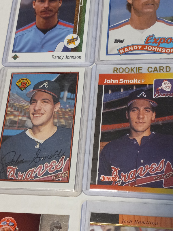 Baseball Rookie Cards Johnson,Smoltz,Lincecum,Hamilton Lot NM in Arts & Collectibles in Trenton - Image 4