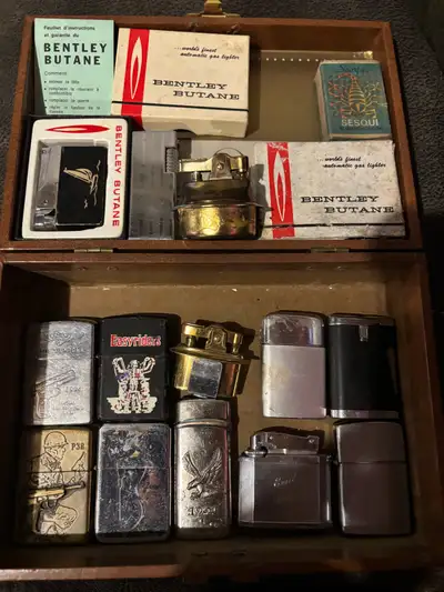 Vintage Rare lighters lot no Zippos these are all in need of TLC As Is! Ronson one Made in France Va...