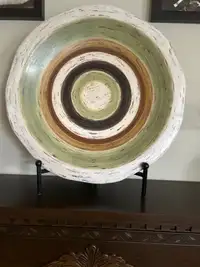 Decorative Ceramic Plate with stand