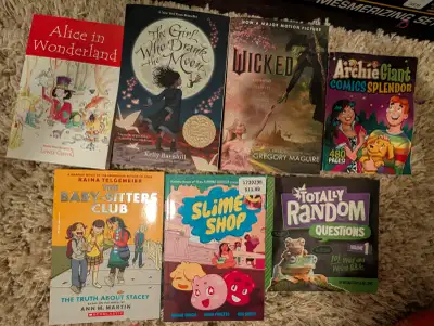Books, large variety for kids and adults, View more
