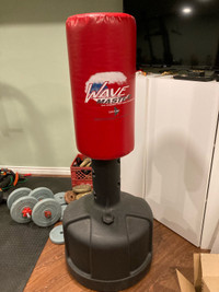 Boxing bag with stand 