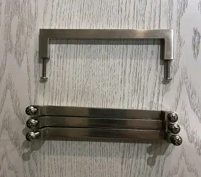 5 1/16 in (128 mm) Contemporary Cabinet Pull Handle, 4 available, View more