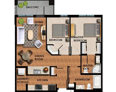 Step into style & comfort with this beautifully updated, 904 sq. ft., 2-bed, 2-bath condo, complete...