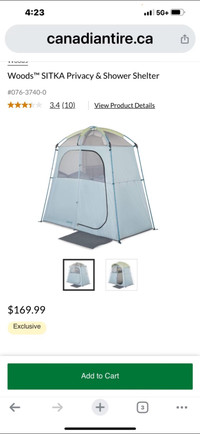 Privacy/shower tent