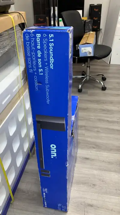 Onn 5.1 Channel Soundbar with Wireless Subwoofer, View more