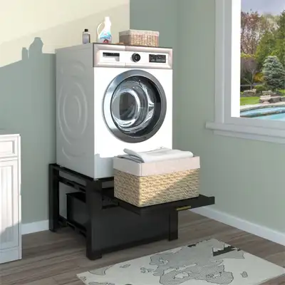 Veikous® Laundry Pedestal Stand - Black NEW IN BOX, View more