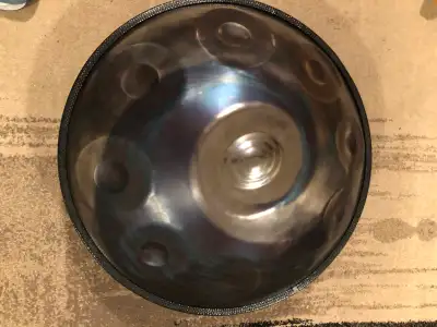 Handpan D Kurd10- 9 notes and ding. Asteman ((US), View more
