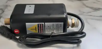 I bought this to use for an outdoor shower, unfortunatly the electrical panel in our camper trailer...