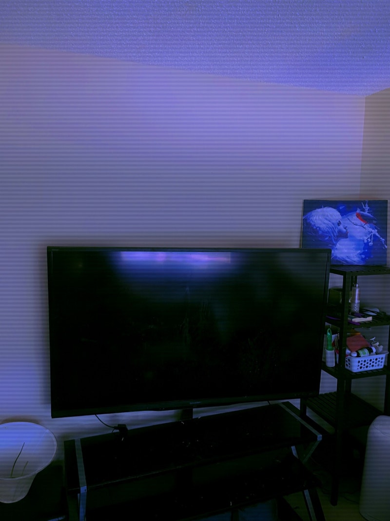 55 inch tv with stand and ruko, comes with tv remote TVs Edmonton