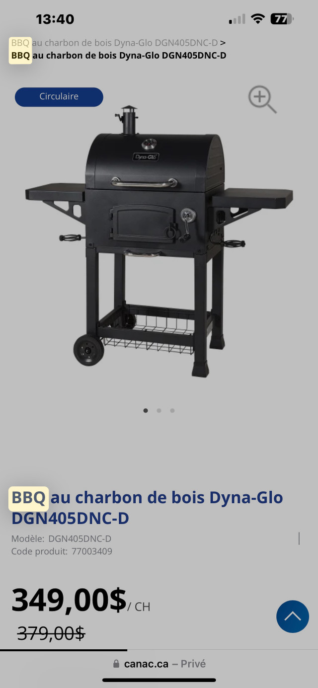 BBQ au charbon dans BBQ et cuisine en plein air  à Ville de Montréal - Image 3