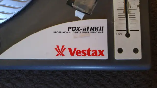 VESTAX PDX-a1 MK II PROFESSIONAL TURNTABLE in Stereo Systems & Home Theatre in Calgary - Image 3