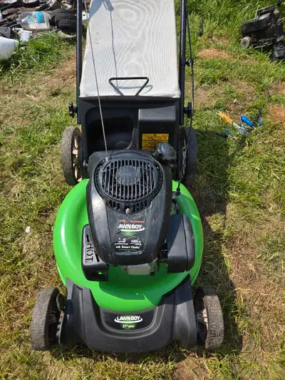 This is a Lawnboy Lawnmower. Serviced and ready to cut. Equipped with a bullet proof Kohler engine a...