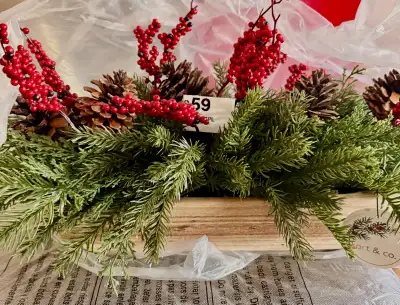 Kort & Co. Christmas Floral Arrangement, View more