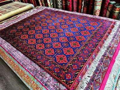 Merino wool rug, 5x7 Authentic Afghan / Persian Rugs, View more