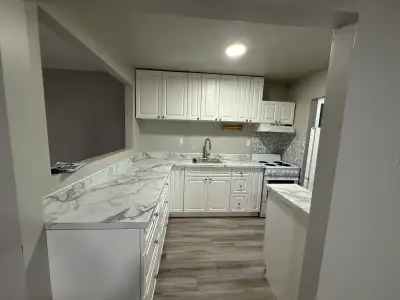 Rent includes heat and hot water. Unit consists of three bedrooms, one bathroom, separate room for s...