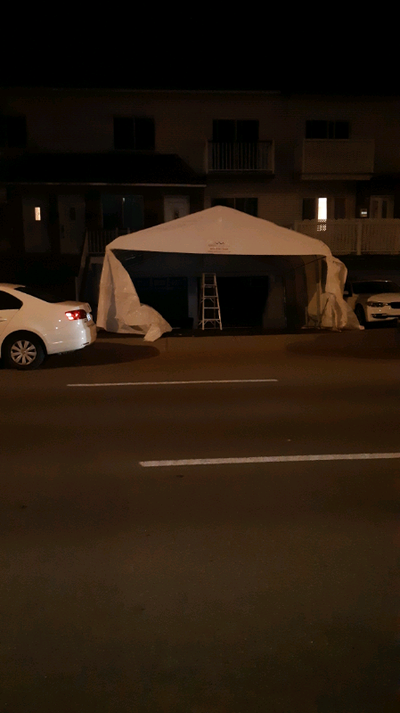 Abris d'auto neuf complet encrage chevalier corde vise ect structure 16ga toile 8oz 1300$ et tout au...