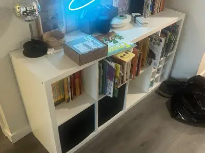 Ikea kallax book shelf, View more