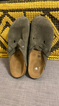 Men’s Birkenstock Shoes Boston Suede Size 46
