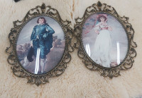 Italy brass bubble frame Pinky and Blue