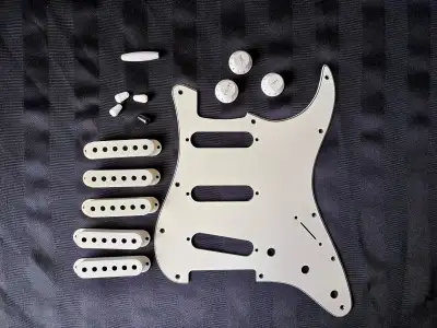 Stratocaster Pickguard, Knobs and Pickup Covers, View more