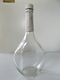 ORIGINAL EMPTY CLEAR GLASS WINE BOTTLE for SAND ART