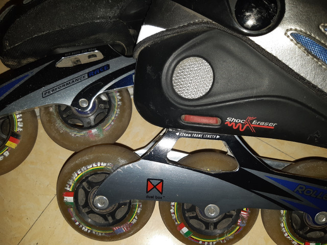 Rollerblade 5 wheels, professionnel pointure 41 euro, 8.5 us dans Patins et patins à roulettes  à Ville de Montréal - Image 3